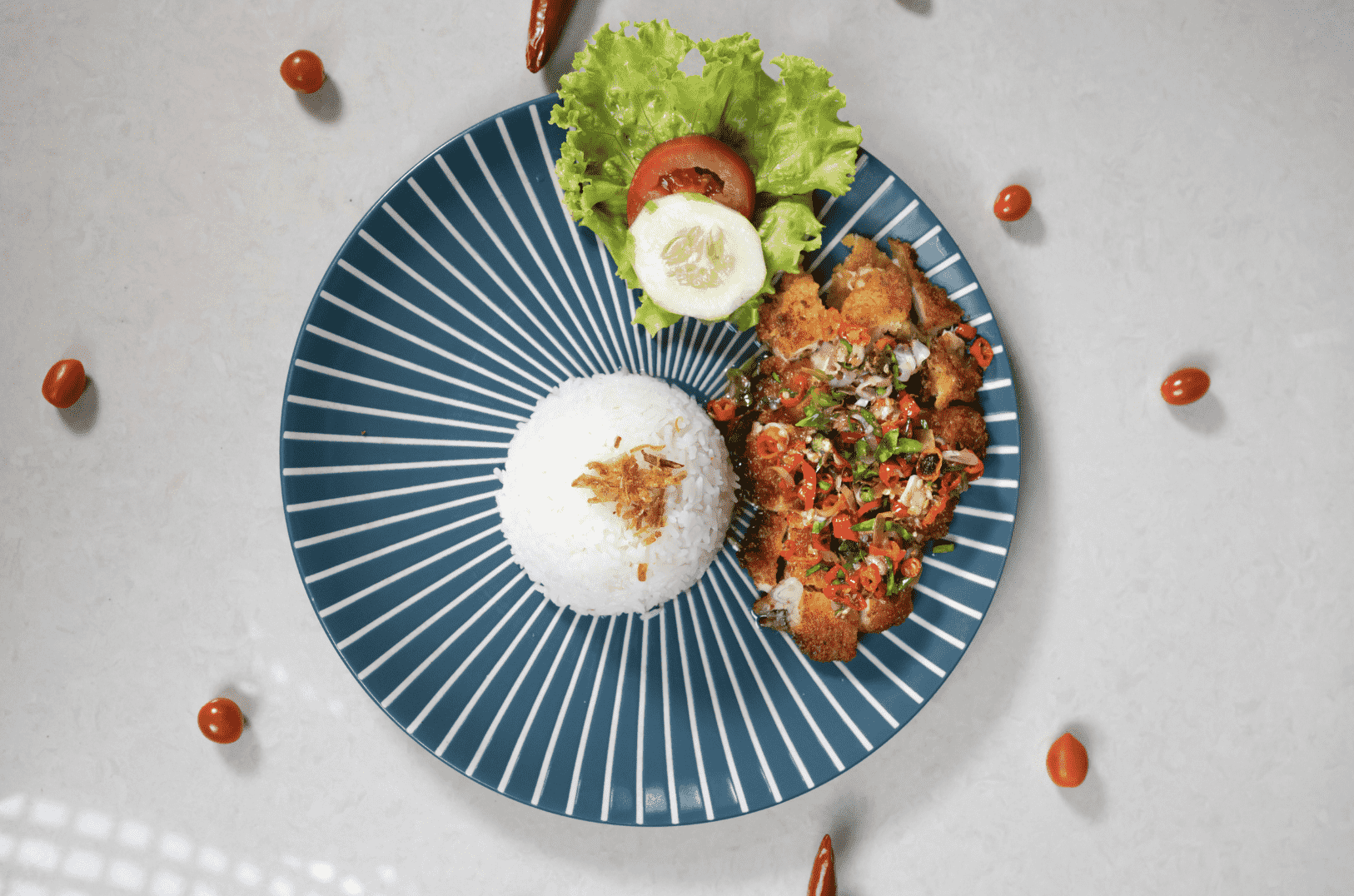 Crumbed John Dory with Sambal Matah